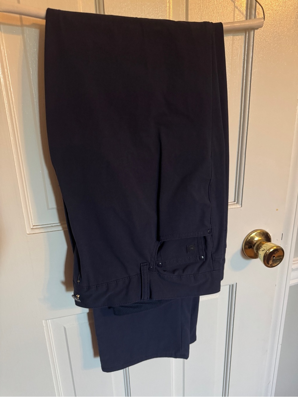 Men's Dark Navy chino Pants — Stretch Utility